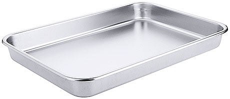 Metalltablett für Gastronomiebedarf.