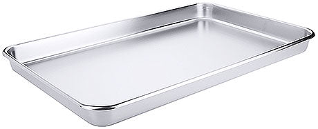 Metalltablett für Gastronomiebedarf.