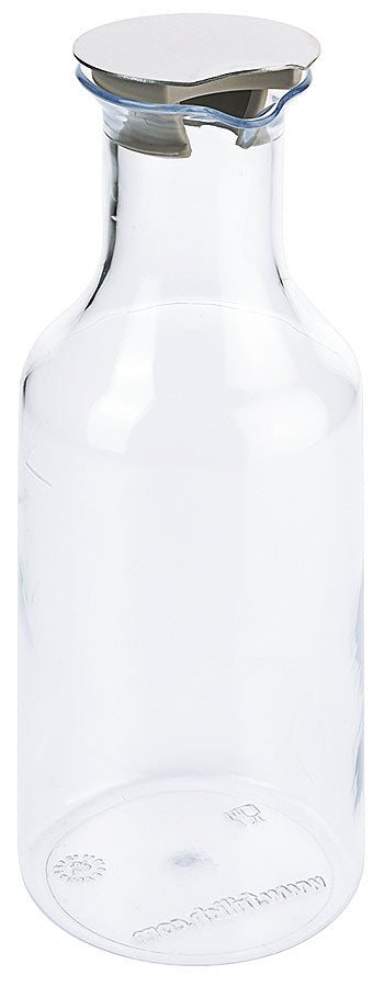 Glaskaraffe mit Deckel.