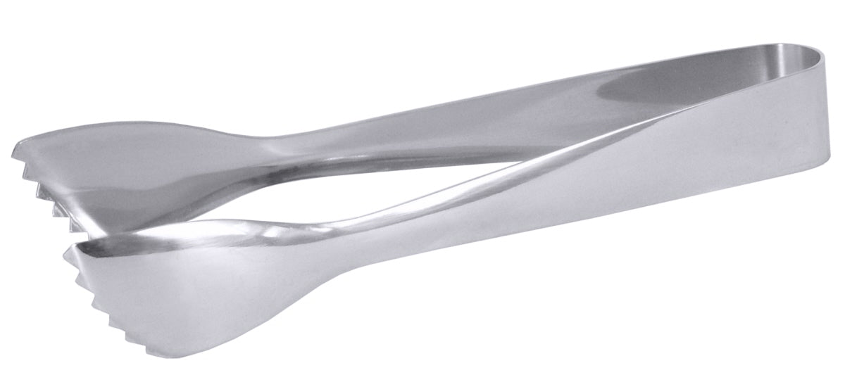 Metall-Pfannenwender mit langem Griff.