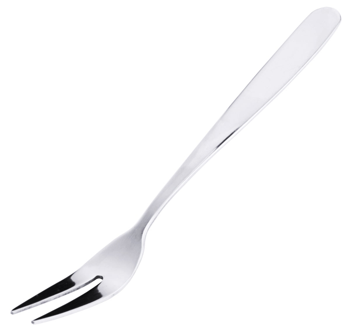 Kleine Edelstahl-Gabel für Vorspeisen.