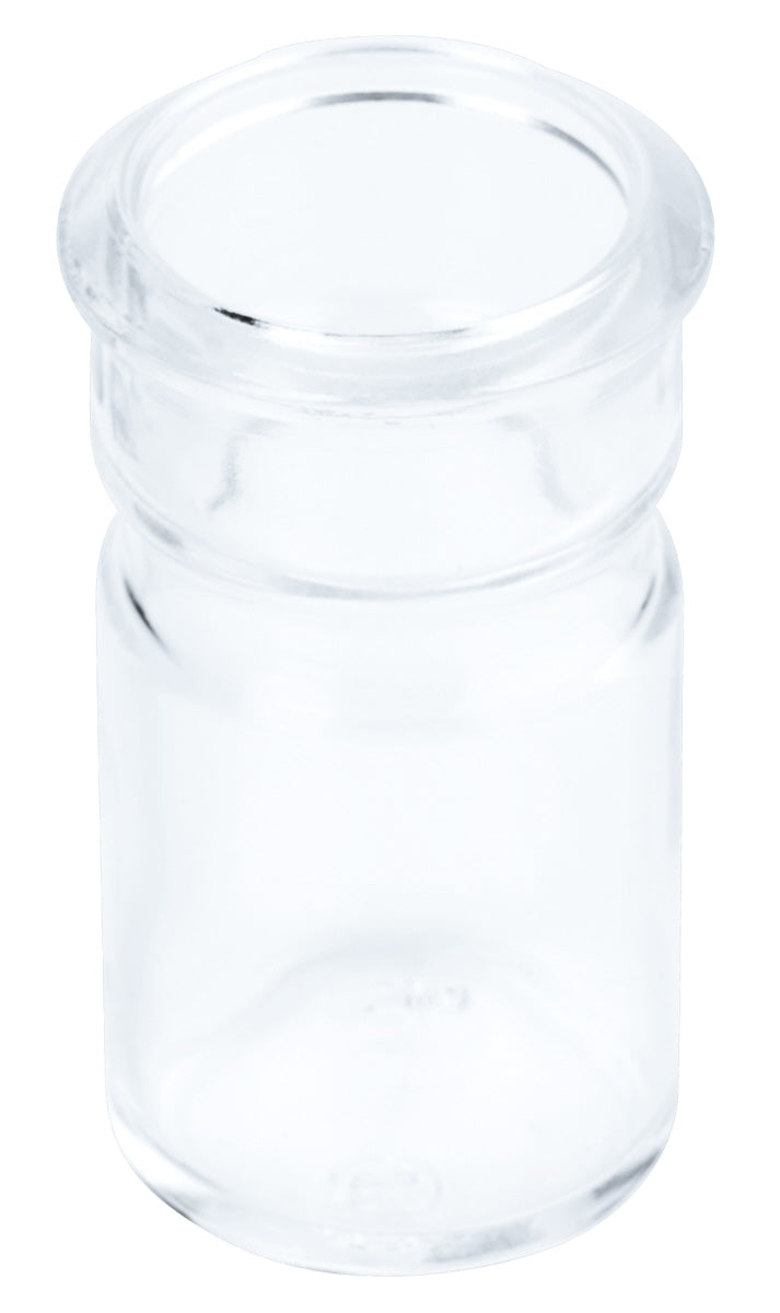 Glasbehälter für Gewürze, transparent.
