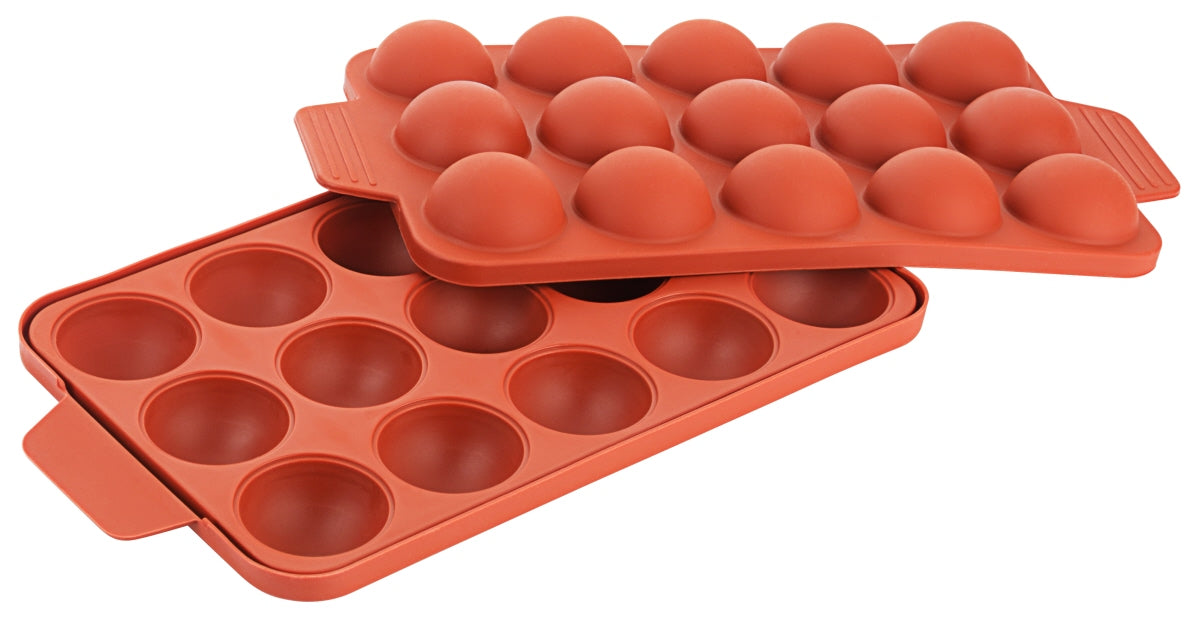 Silikon-Backform für Halbkugeln.