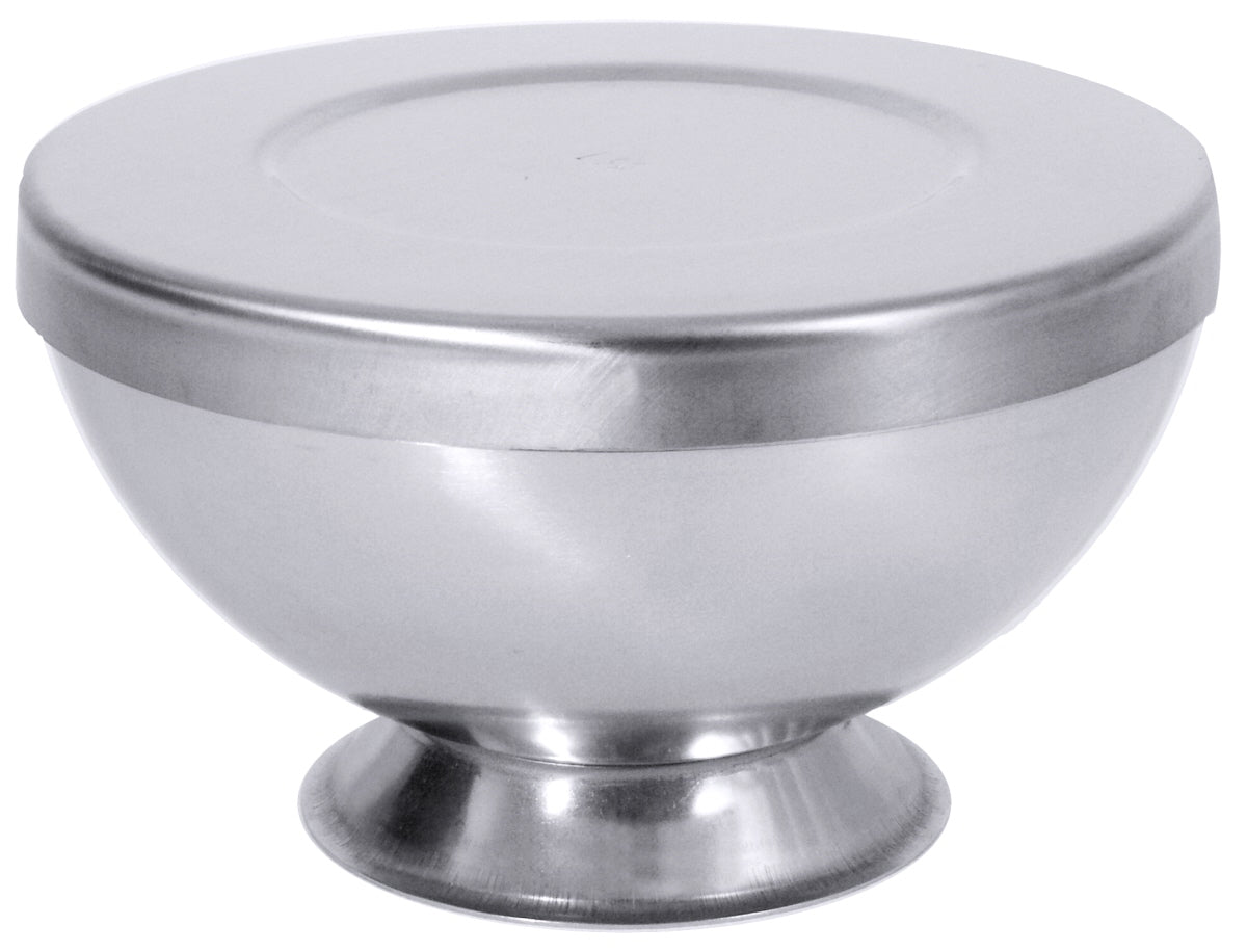 Edelstahlschüssel mit Deckel