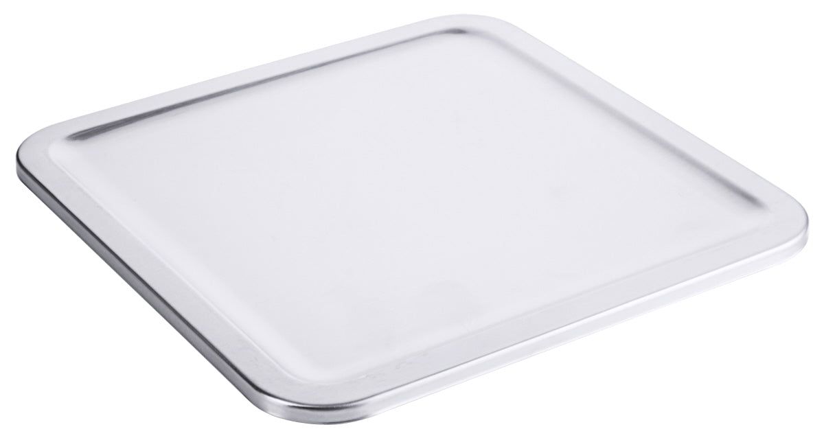 Metalltablett für Gastronomiebedarf.