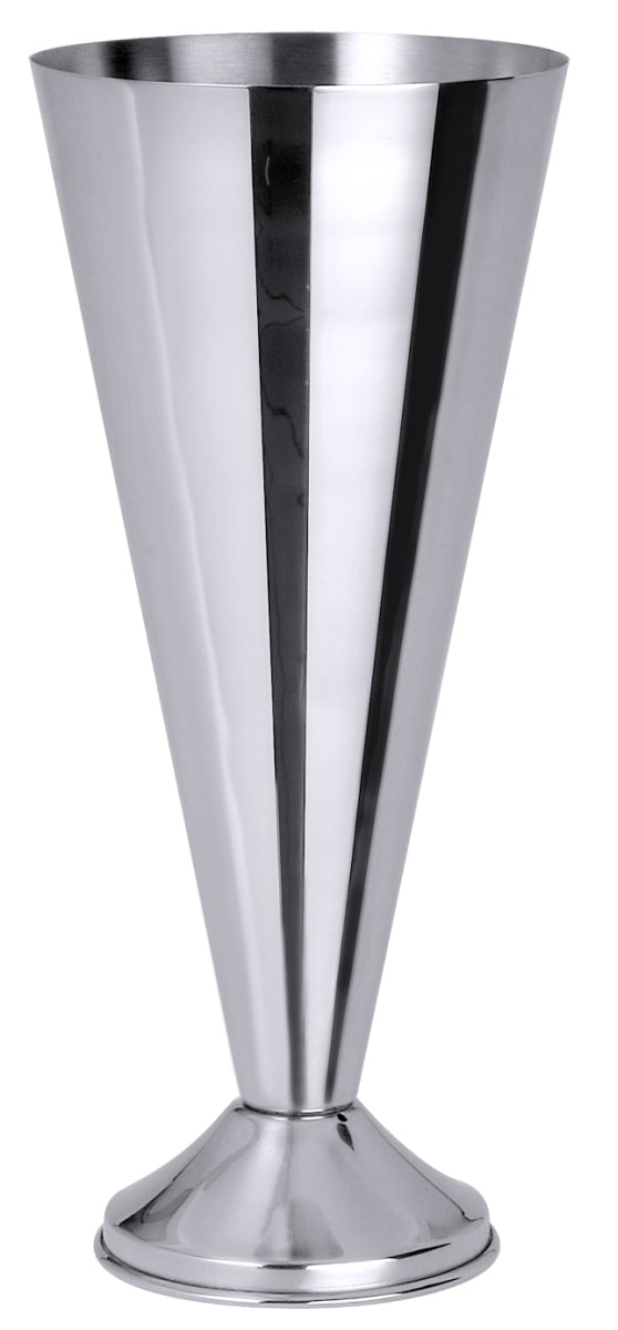 Edelstahl-Vase in Silberoptik
