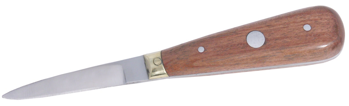 Austernmesser mit Holzgriff.