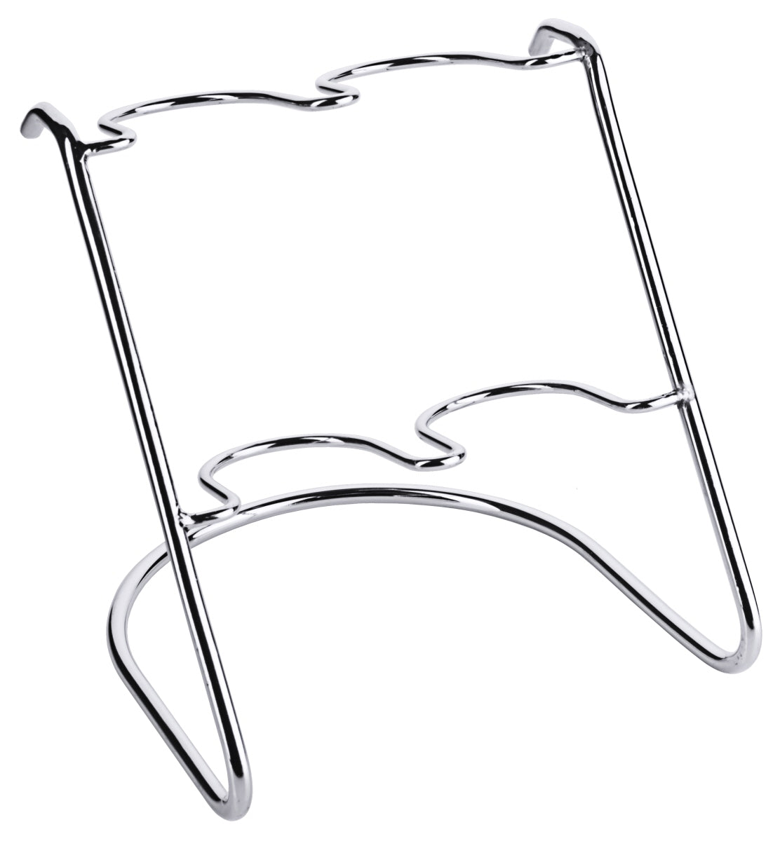 Metallständer für Tabletts oder Platten.