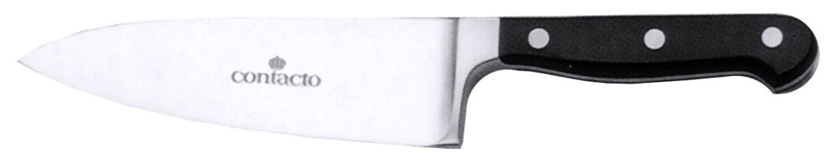 Küchenmesser mit schwarzem Griff.