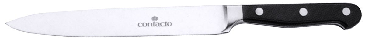 Küchenmesser mit schwarzem Griff.