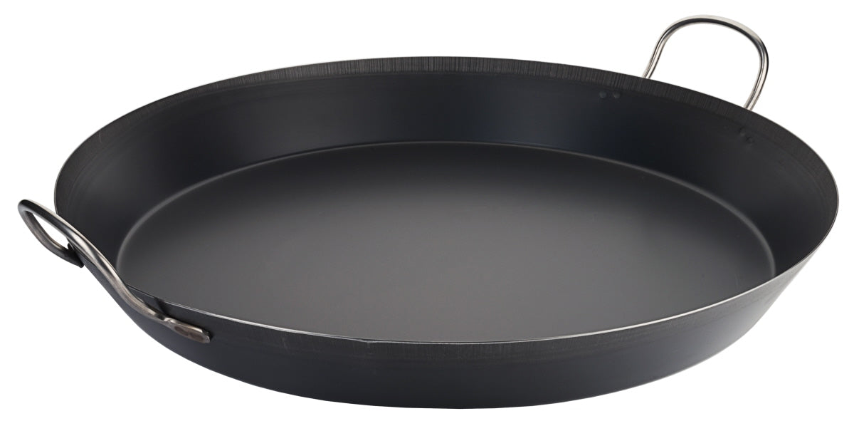 Große schwarze Paellapfanne