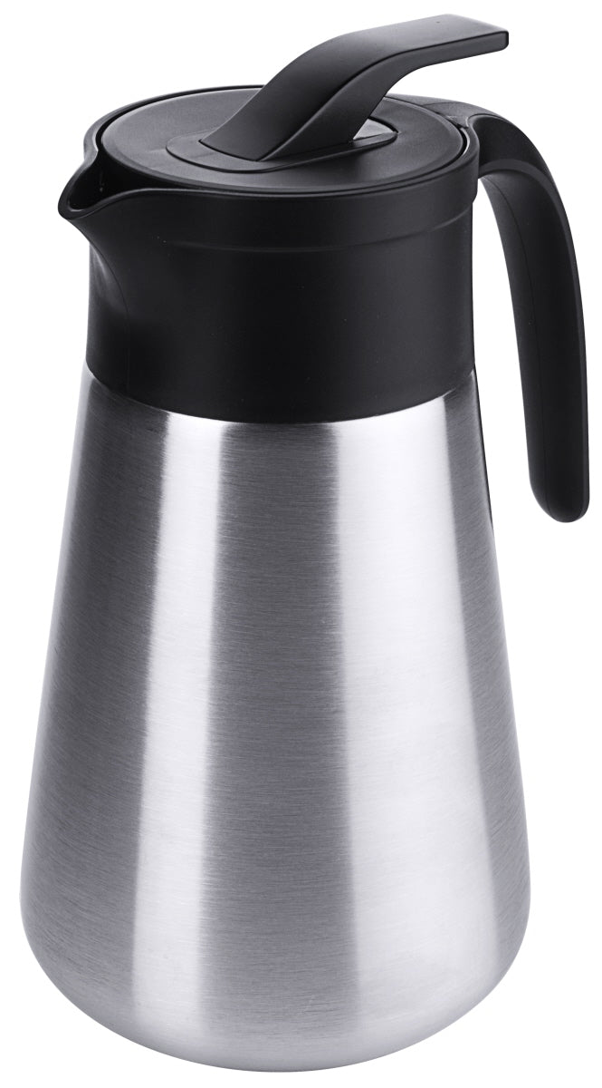 Thermokanne aus Edelstahl mit Deckel