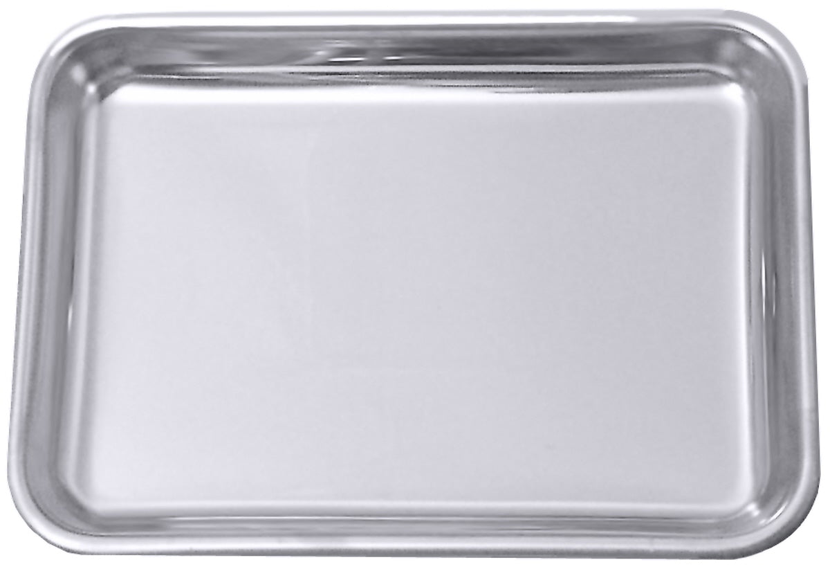 Metalltablett für Gastronomiebedarf.