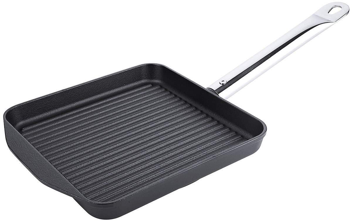 Quadratische Grillpfanne mit Griff