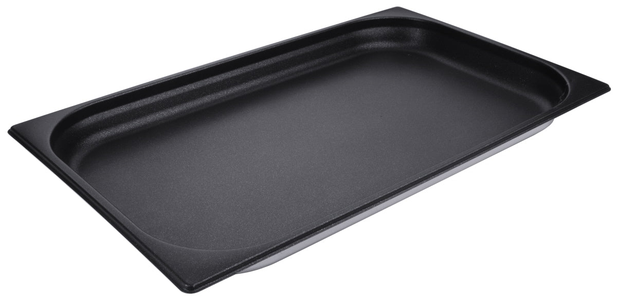 Schwarze GN-Behälter für Gastronomie.