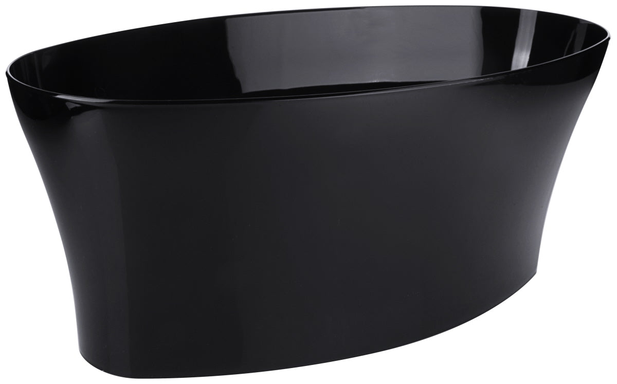 Schwarze Buffet-Schale