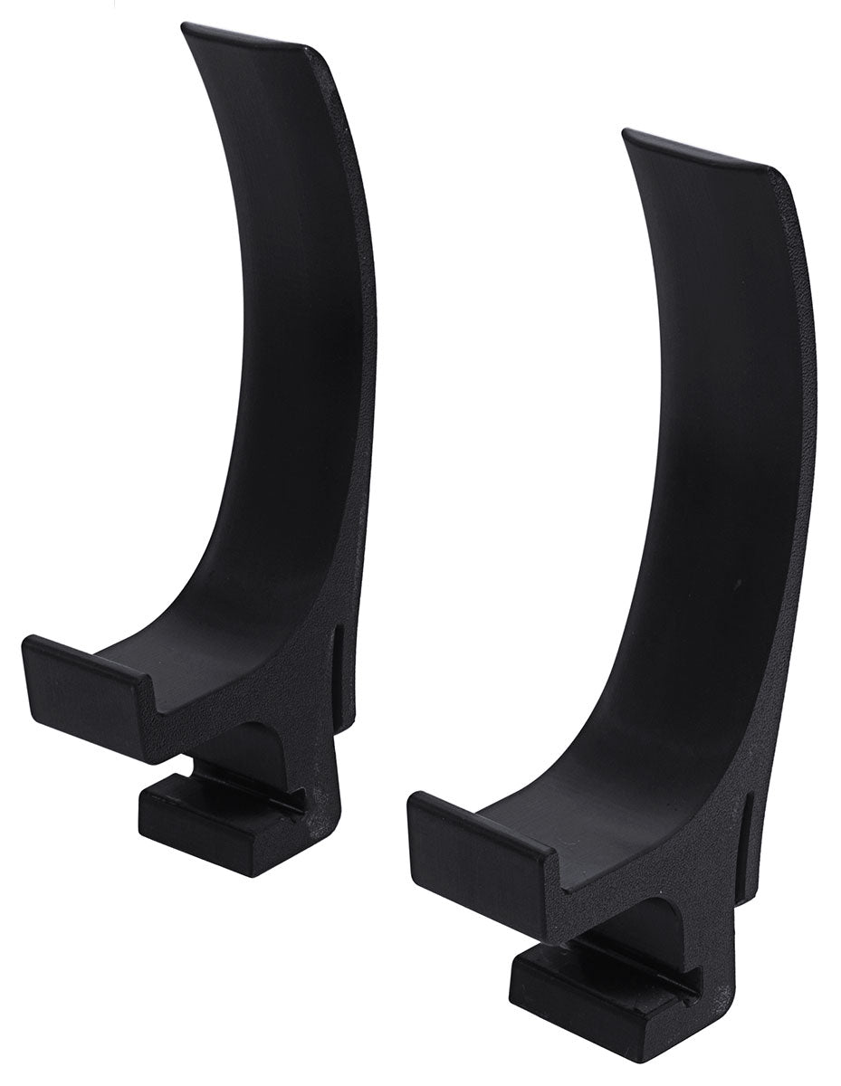 Schwarze Haken für Stühle