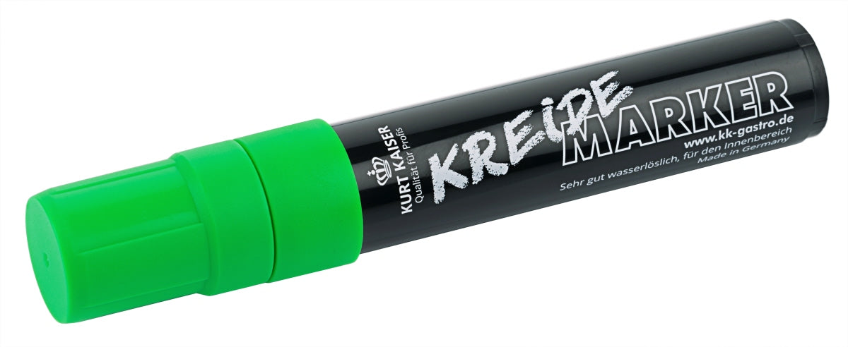 Grüner Kreidemarker für Gastronomie.