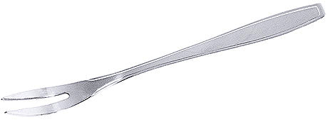 Silberne Fleischgabel aus Edelstahl.