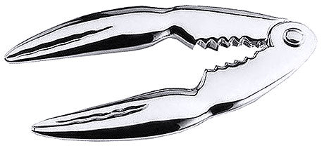 Silberne Nussknacker aus Metall.