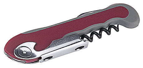 Kellnermesser mit rotem Griff.