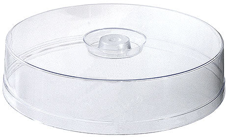 Transparente Abdeckhaube für Speisen.