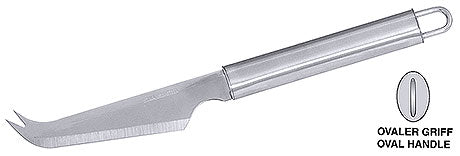 Käsemesser mit ovalem Griff.