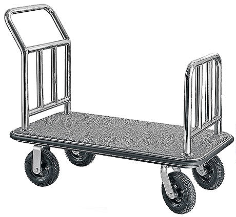 Transportwagen mit vier Rädern.