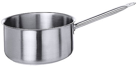 Edelstahl-Stielkasserolle für Gastronomie.
