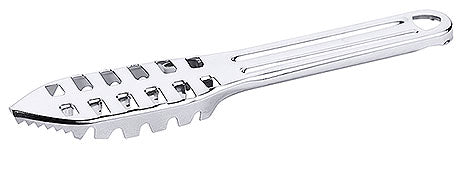 Silberner Fischentschupper aus Metall.