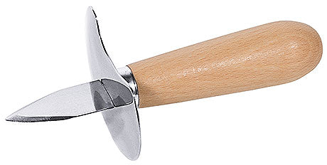 Austernmesser mit Holzgriff.