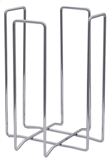 Metallständer für Servietten oder Menükarten.