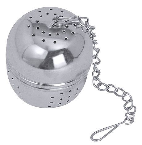 Metall-Teesieb mit Kette.
