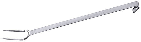 Lange Fleischgabel aus Metall.