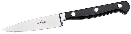 Küchenmesser mit schwarzem Griff.