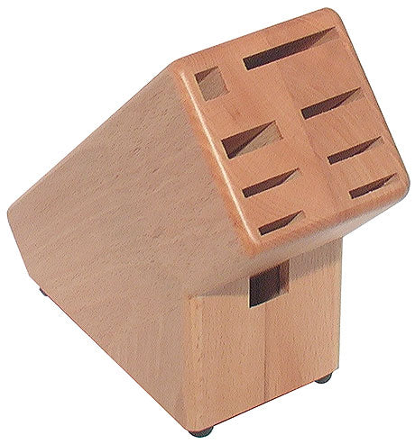 Leerer Messerblock aus Holz.
