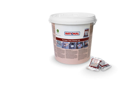 Reinigungstabletten-Eimer für Gastronomiegeräte.