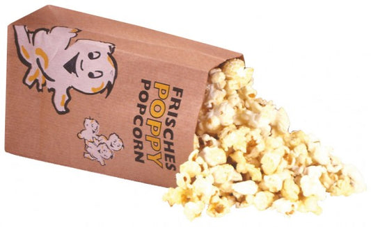 Popcorn in Pappverpackung.
