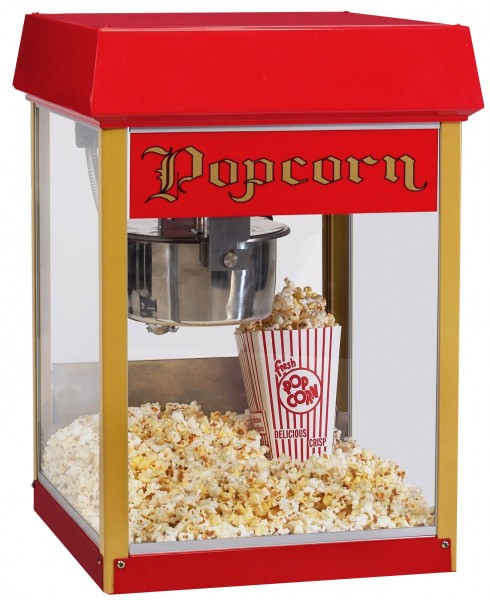 Popcornmaschine für Gastronomiebedarf.