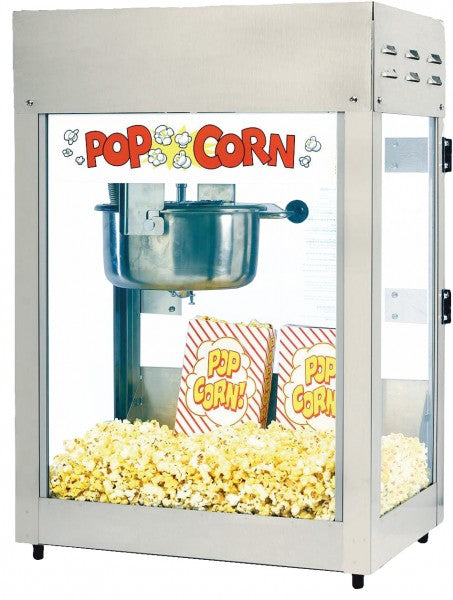 Popcornmaschine für Gastronomiebedarf.