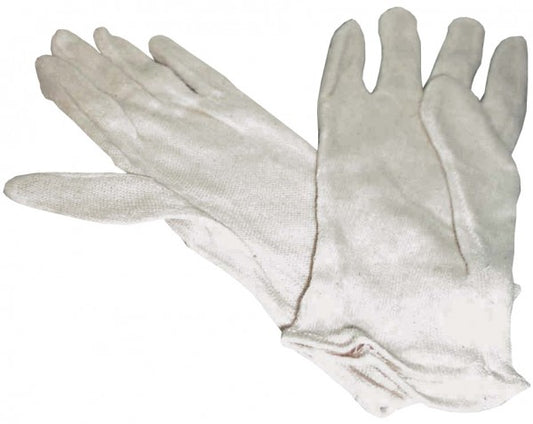 Weiße Handschuhe für Gastronomie.