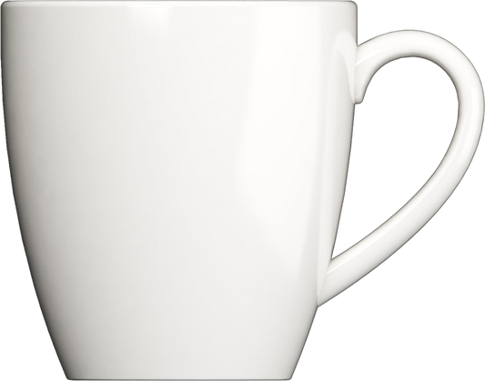 Weiße Kaffeetasse, Nahaufnahme, B2B Gastronomie