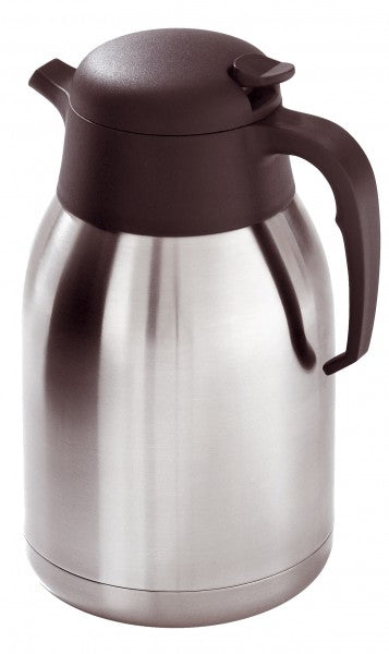 Kaffeekanne aus Edelstahl.