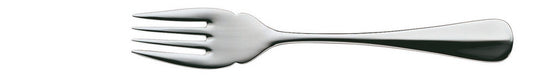 Edelstahlgabel für Gastronomiebedarf.