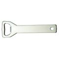 Flaschenöffner aus Metall, schlicht.