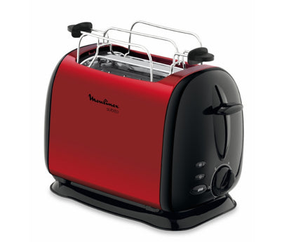 Roter Toaster für Gastronomiebedarf.