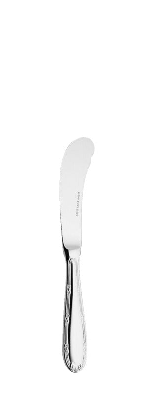 Buttermesser aus Edelstahl, schlichtes Design.