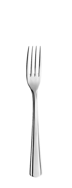 Edelstahlgabel für Gastronomiebedarf.