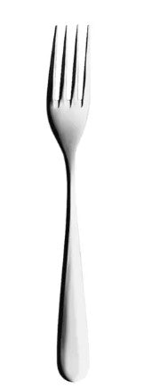 Edelstahlgabel für Gastronomiebedarf.