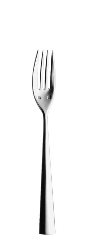 Edelstahlgabel für Gastronomiebedarf.